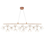 Firefly Linear LED Chandelier – Modern Acrylic Pendant Light for Dining & Living Spaces