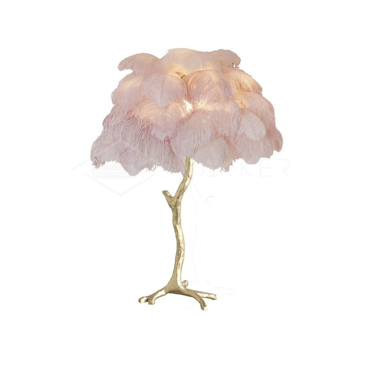 Feathered Elegance Table Lamp
