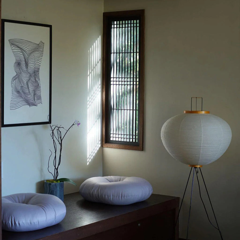 Oriental Paper Shade Lamp