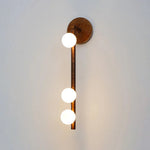Elegant Brass Glass Wall Light