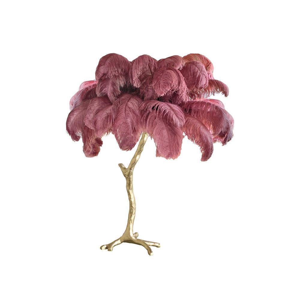 Feathered Elegance Table Lamp