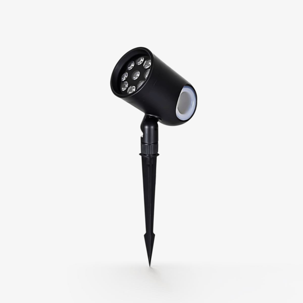 Beam Spike Adjustable Landscape Spotlight in Black Stainless Steel