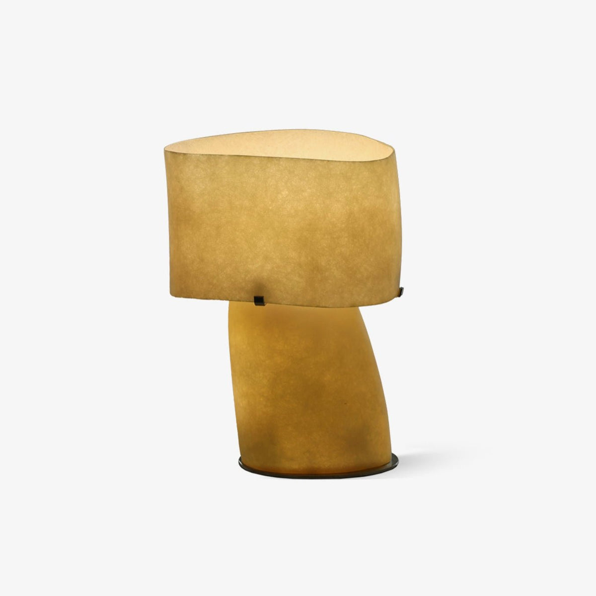 Vellum Sculptural Table Lamp with Warm Diffused Glow