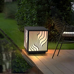Square Modern Outdoor Fence Post Light Li002172