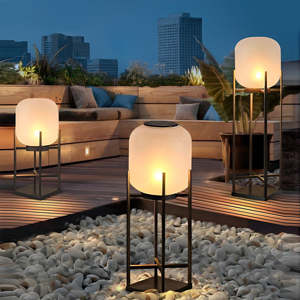 Lantern Led Outdoor Floor Lamp