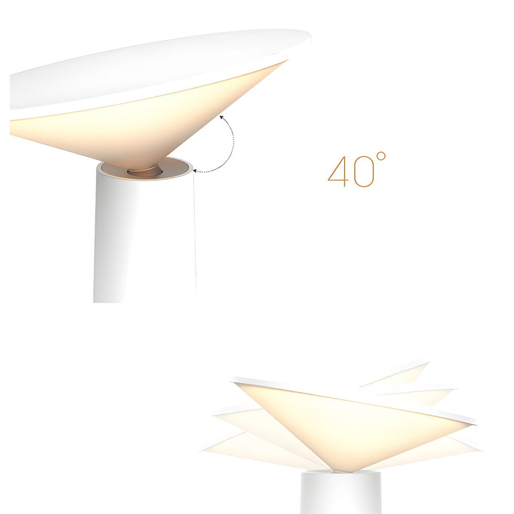 Rotatable Led Torch Downlight Table Lamp With Usb Charging