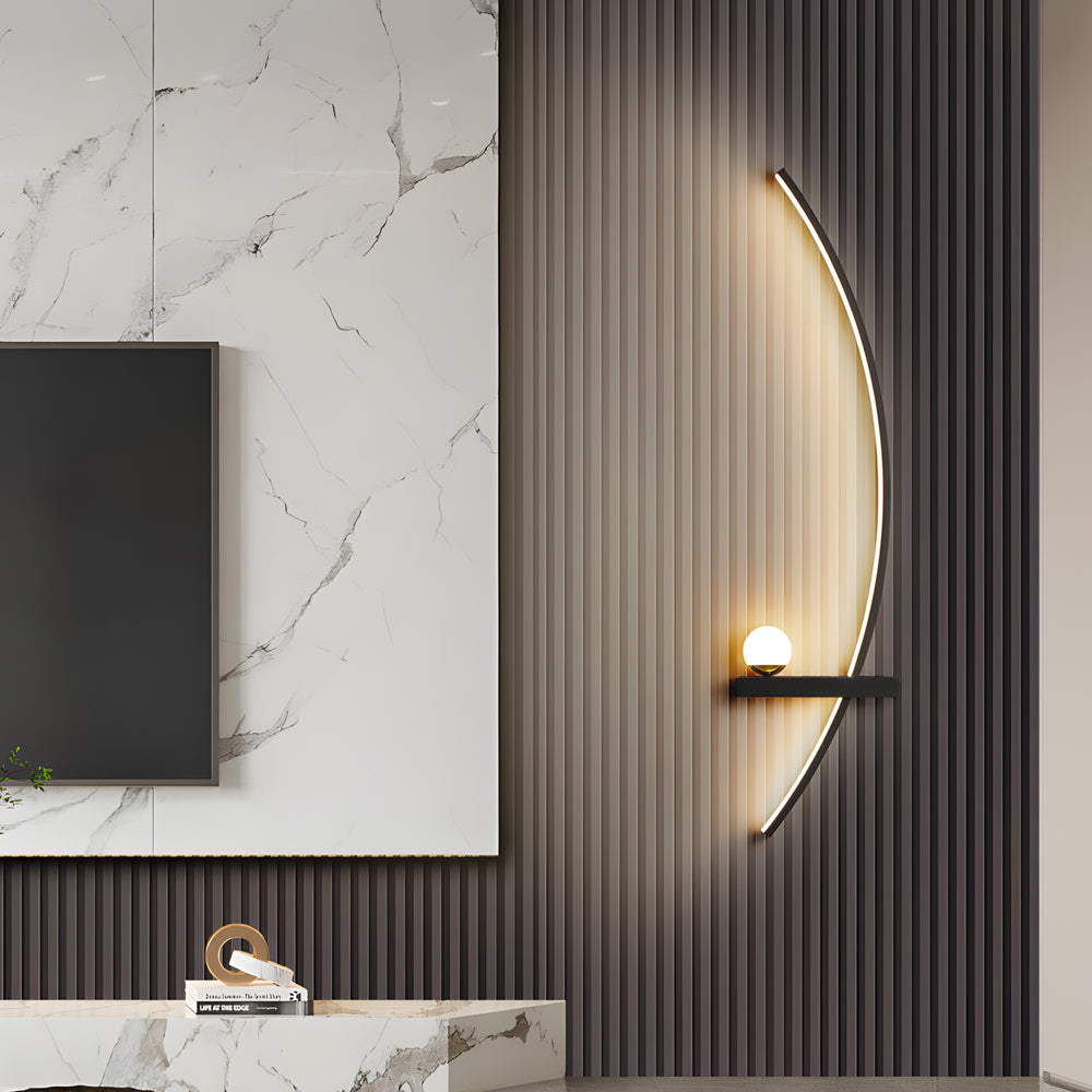 21 Curved Strip 3 Step Dimming Led Wall Sconce Lighting Wall Lamp