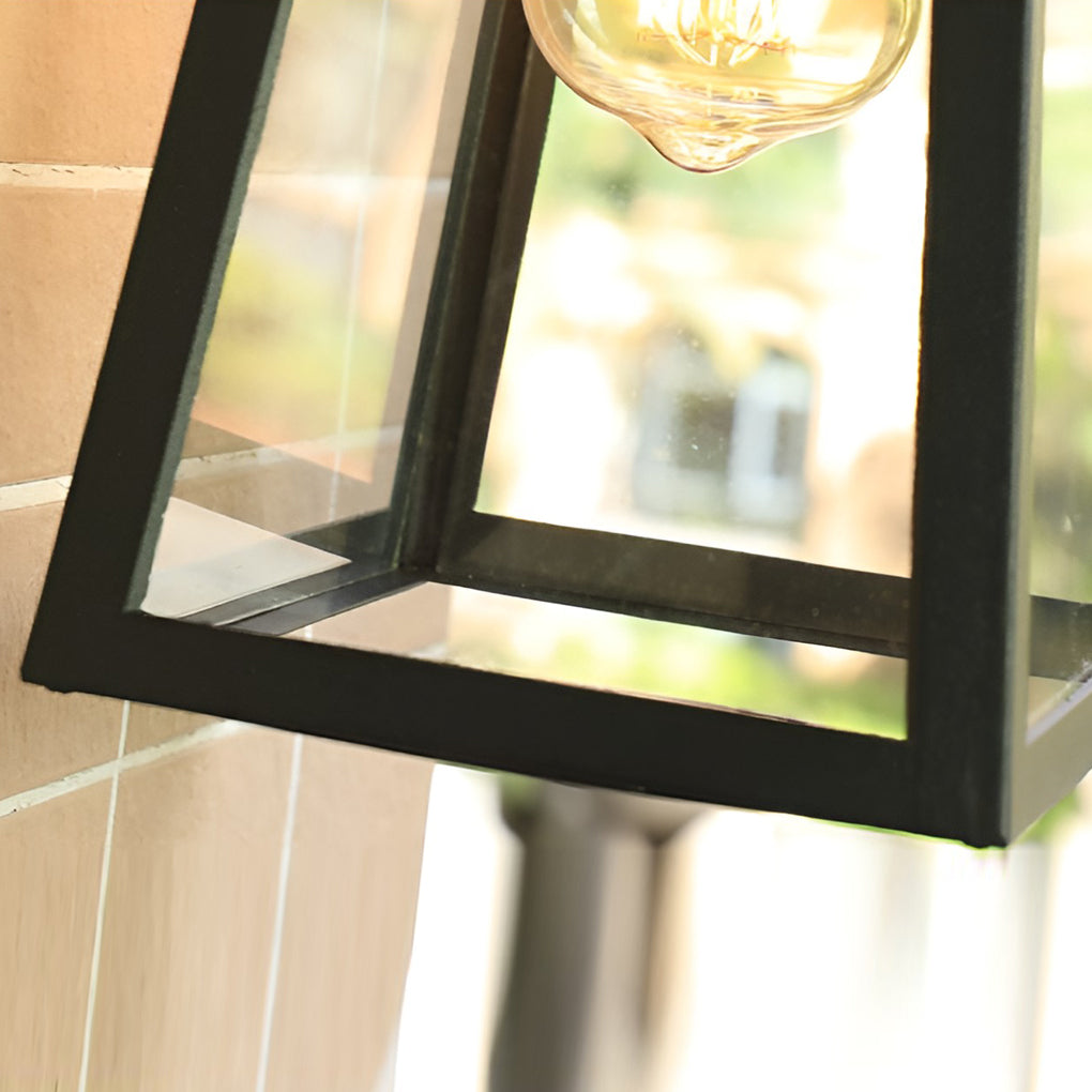 Trapezoidal Waterproof Led Vintage Outdoor Wall Light Wall Sconce Lighting