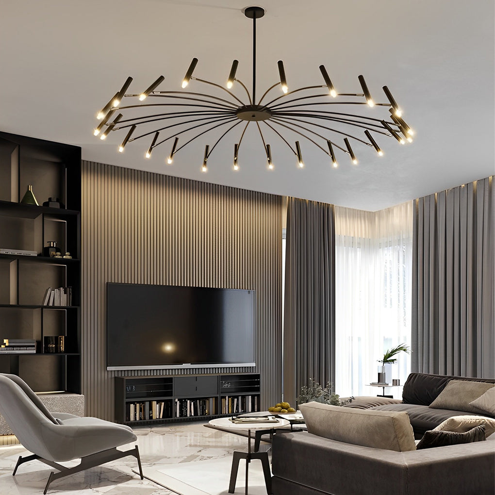 Adjustable Metal Diy Minimalist Chandelier Ha084685