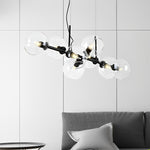 Glass Shade Led Postmodern Chandelier Ha089403