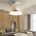 Wood Mute Led Nordic Ceiling Fans Ha079314