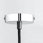 1 Light Striped Glass Shade Tungsten Wire 40W Pendant Lights