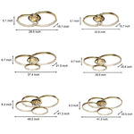 Rings Modern Led Ceiling Light Ha098317
