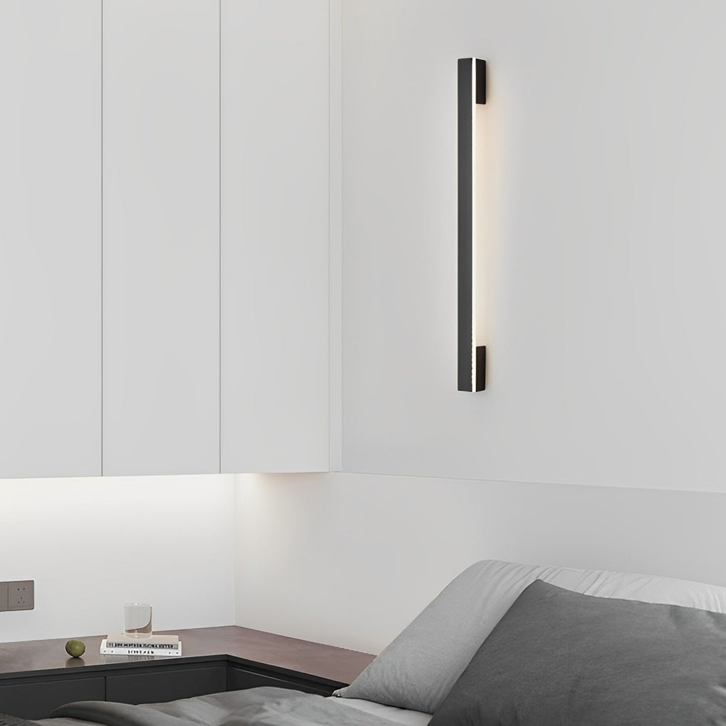 Copper LED Linear Wall Sconce with Three-Step Dimming for Modern Interiors