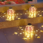Celestial Star Projection Solar Lantern for Garden and Patio