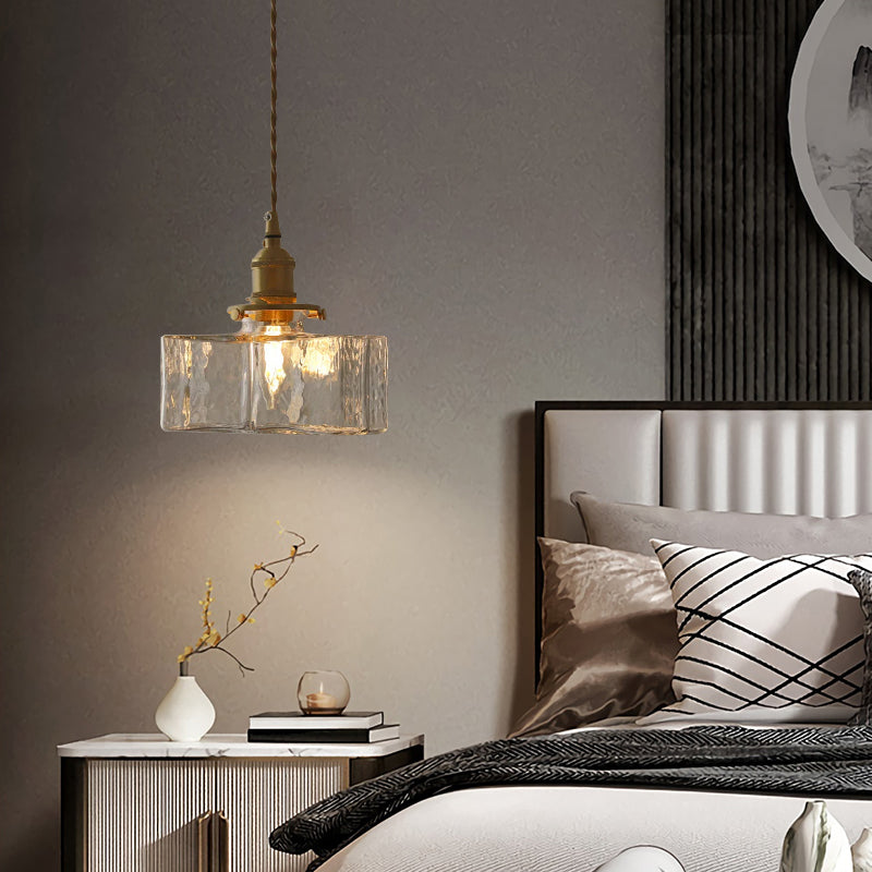 Alloliving Modern Retro Glass Pendant Lamp