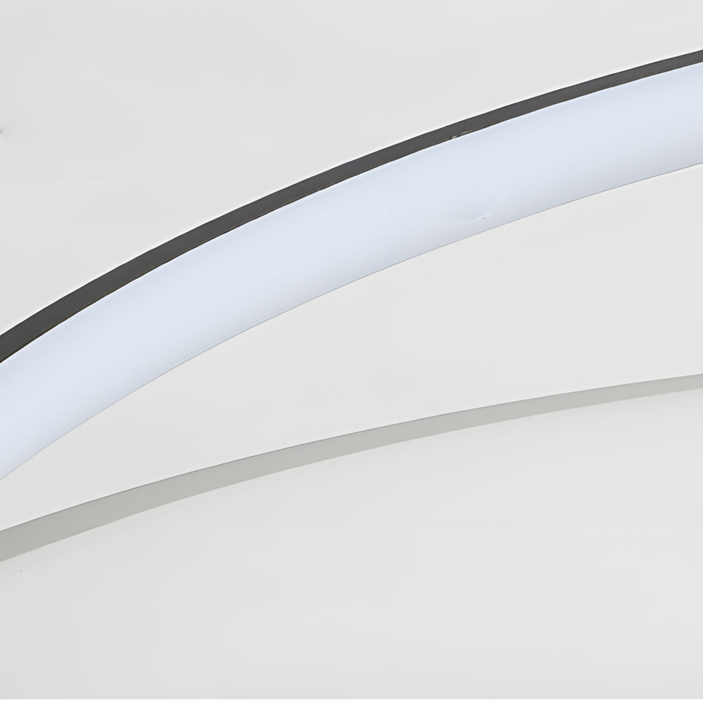 Round Ring Three Step Dimming Creative Nordic Led Ceiling Lights Fixture