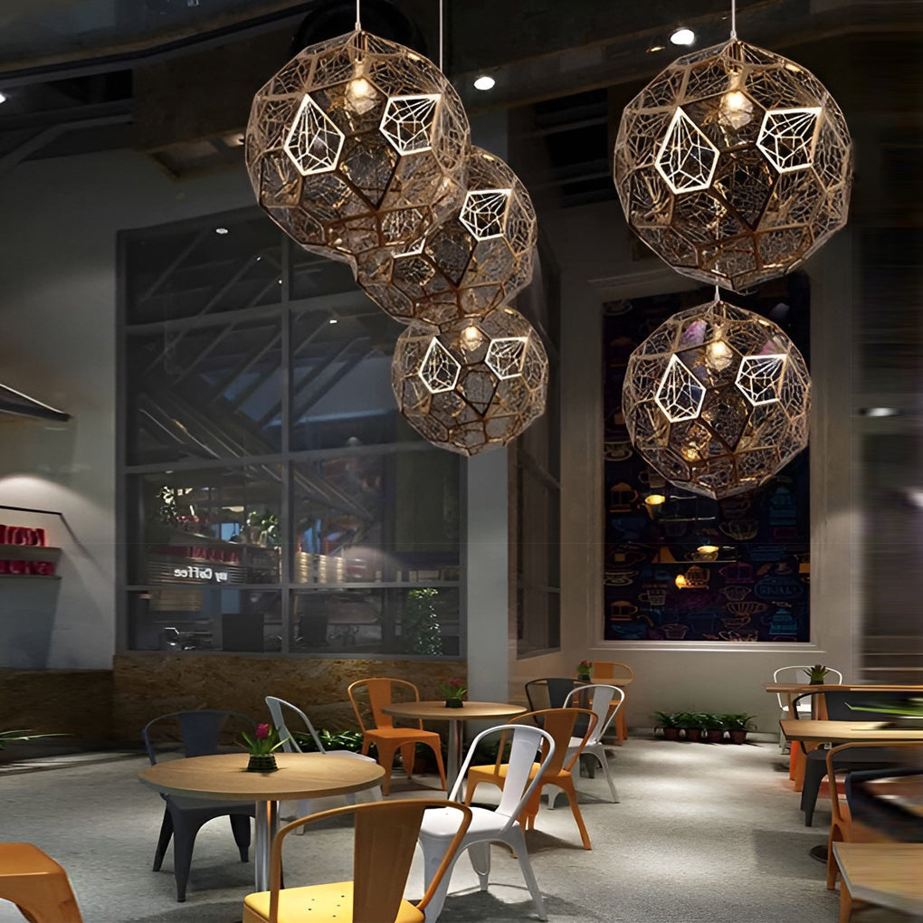 Geometric Spherical Postmodern Pendant Light Li001972