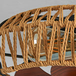 Rattan Industrial Style Ceiling Fan Lamp Ha079284