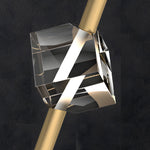 Modern 1 Light Copper Single Crystal Pendant Light With 3 Step Dimming Led