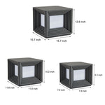 Square Solar Post Caps Light Ha092530