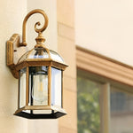 Double Layer Waterproof Glass E27 Vintage Wall Sconce Lighting Wall Lamp