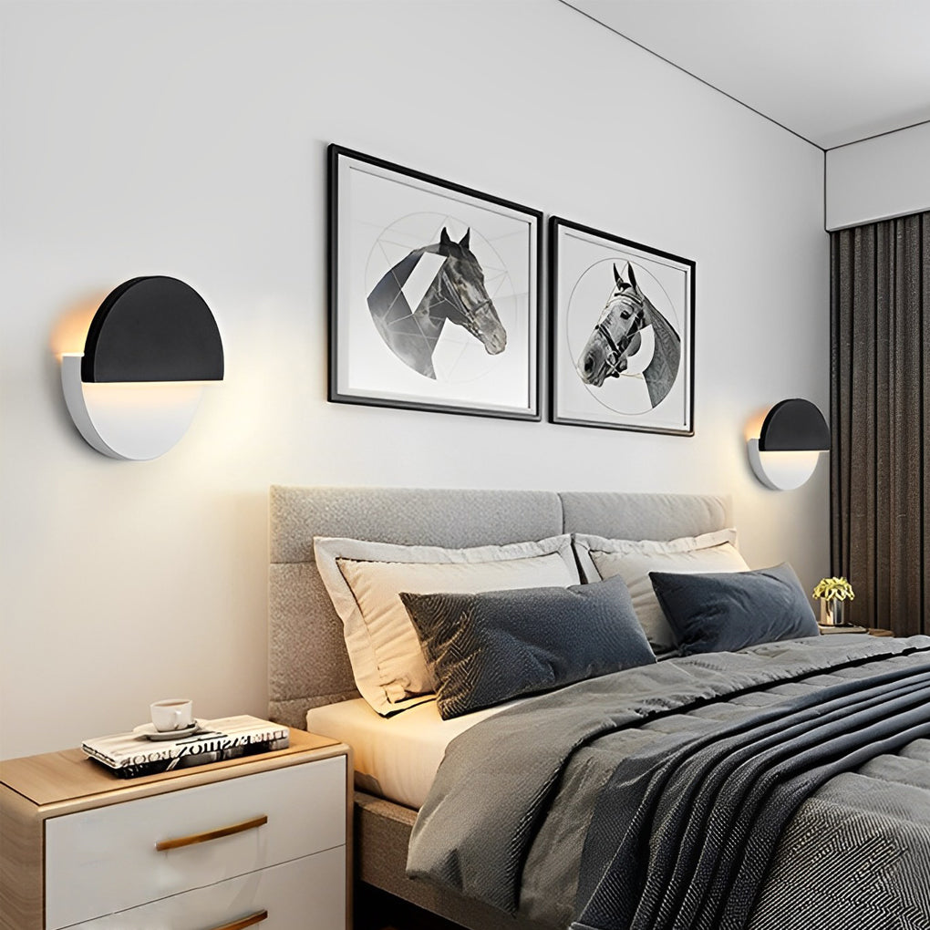Circular Rotatable Led Wall Sconces Li002086