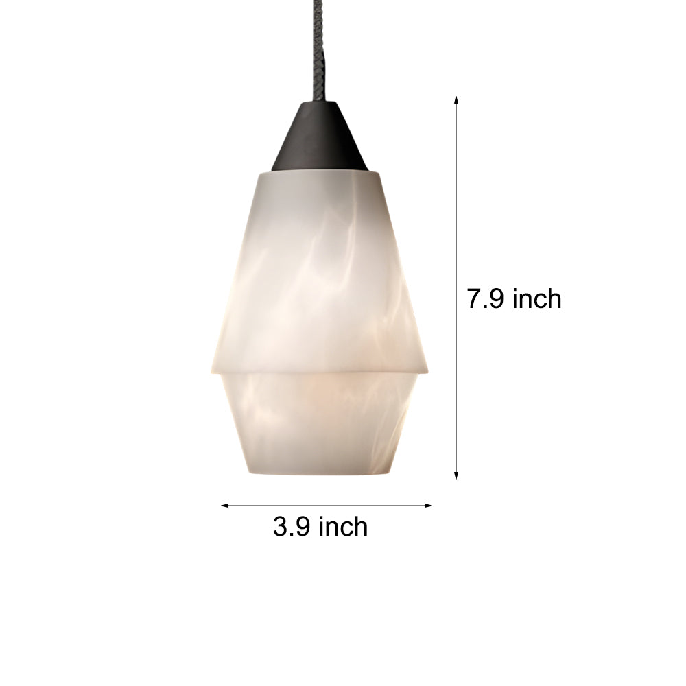 7 87 In H Alabaster Pendant Light 1 Light Kitchen Island Lighting