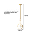 Antlers Decor Rings 3 Step Dimming Dimmable Led Modern Pendant Lights Li002771