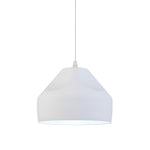 Pleat Box Led Pendant Light 1 Light Black White Aluminum Hanging Lamp