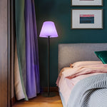 Modern Intelligent Led Metal And Shaded Floor Lamp