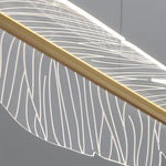 Acrylic Leaf Led Modern Chandelier Li002712