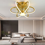 Flower Bladeless Ceiling Fans With Remote Ha082877