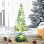 Tower Glass Table Lamp with LED Warm Glow for Modern Interiors