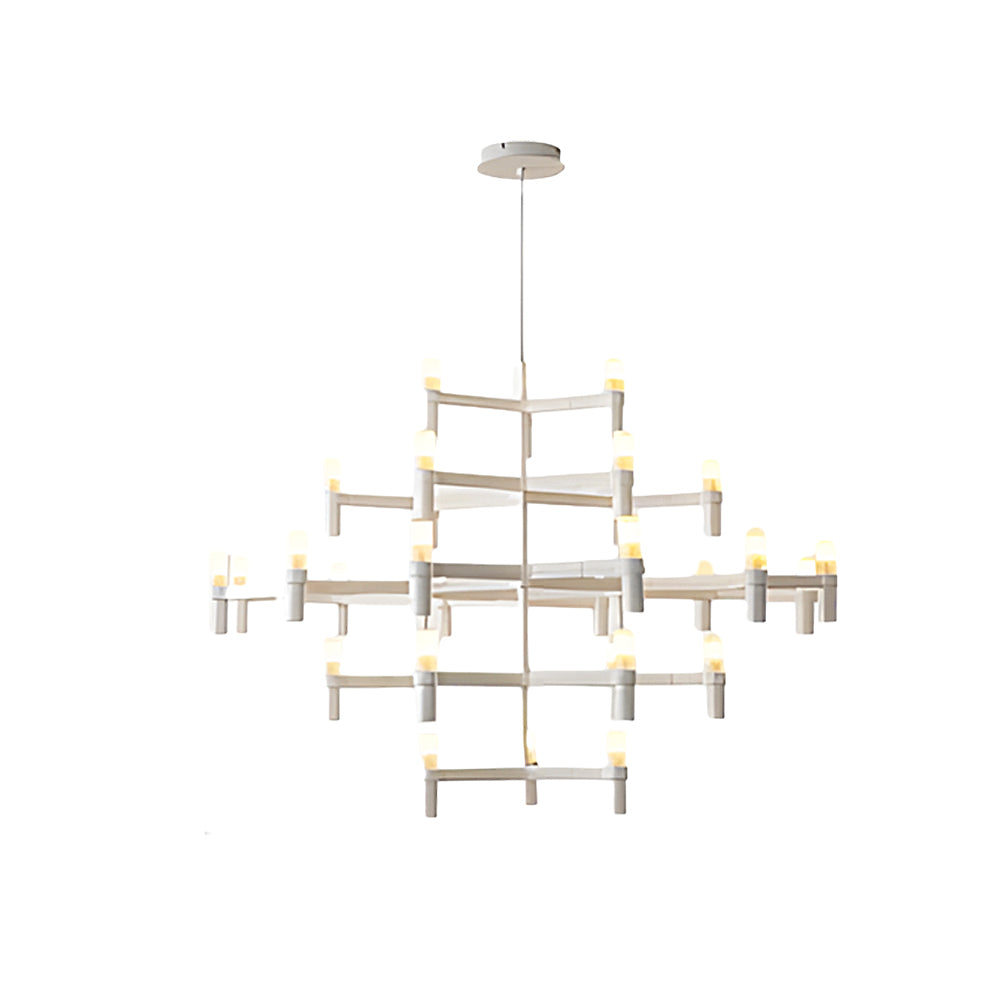 Creative Metal Special Shaped Geometric Led Designer Nordic Chandelier