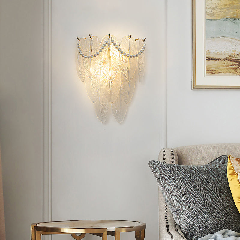 Glass Luxury French Style Wall Lamp Li002589