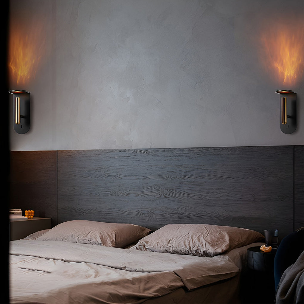 3W Led Flame Effect Light Nordic Wall Lamp