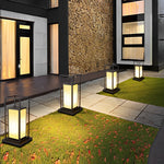 Outdoor Solar Fence Post Lights Ha077814