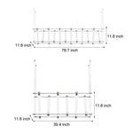 6 12 Light Acrylic Tube Geometric Long Designer Led Island Pendant Light