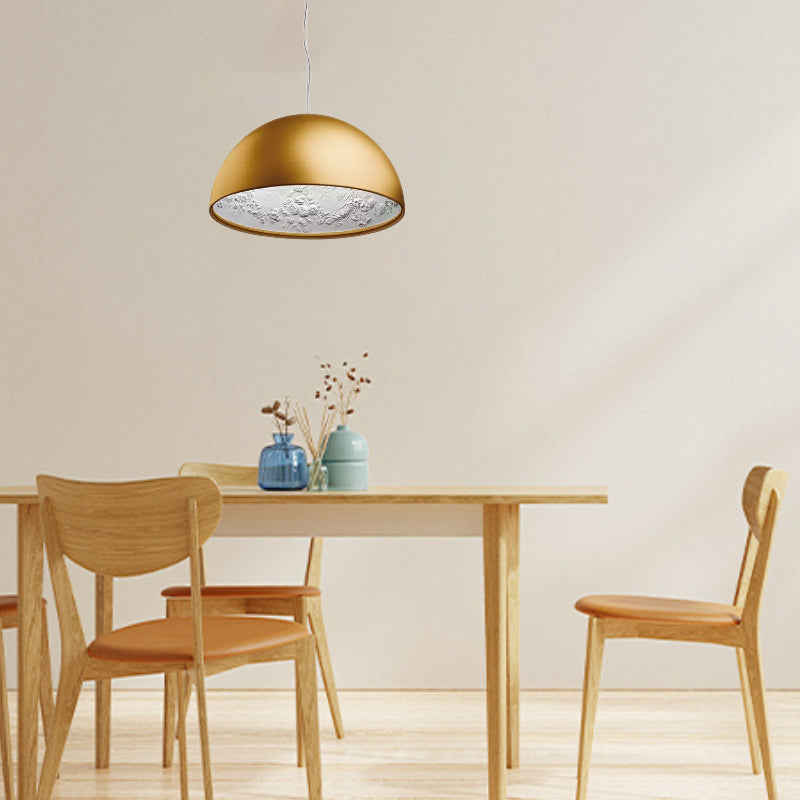 Modern Creative Semicircular Glass Pendant Light