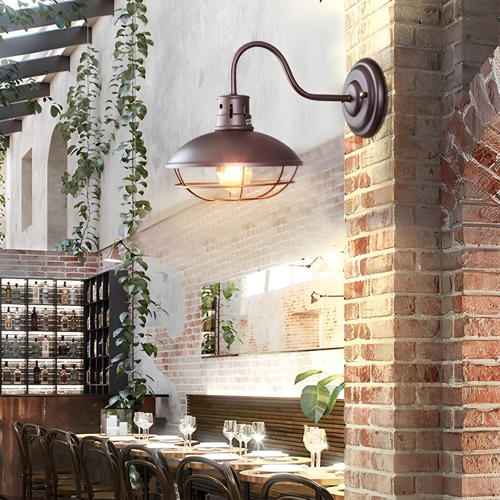 Retro Industrial Style Outdoor Wall Light Ha085563