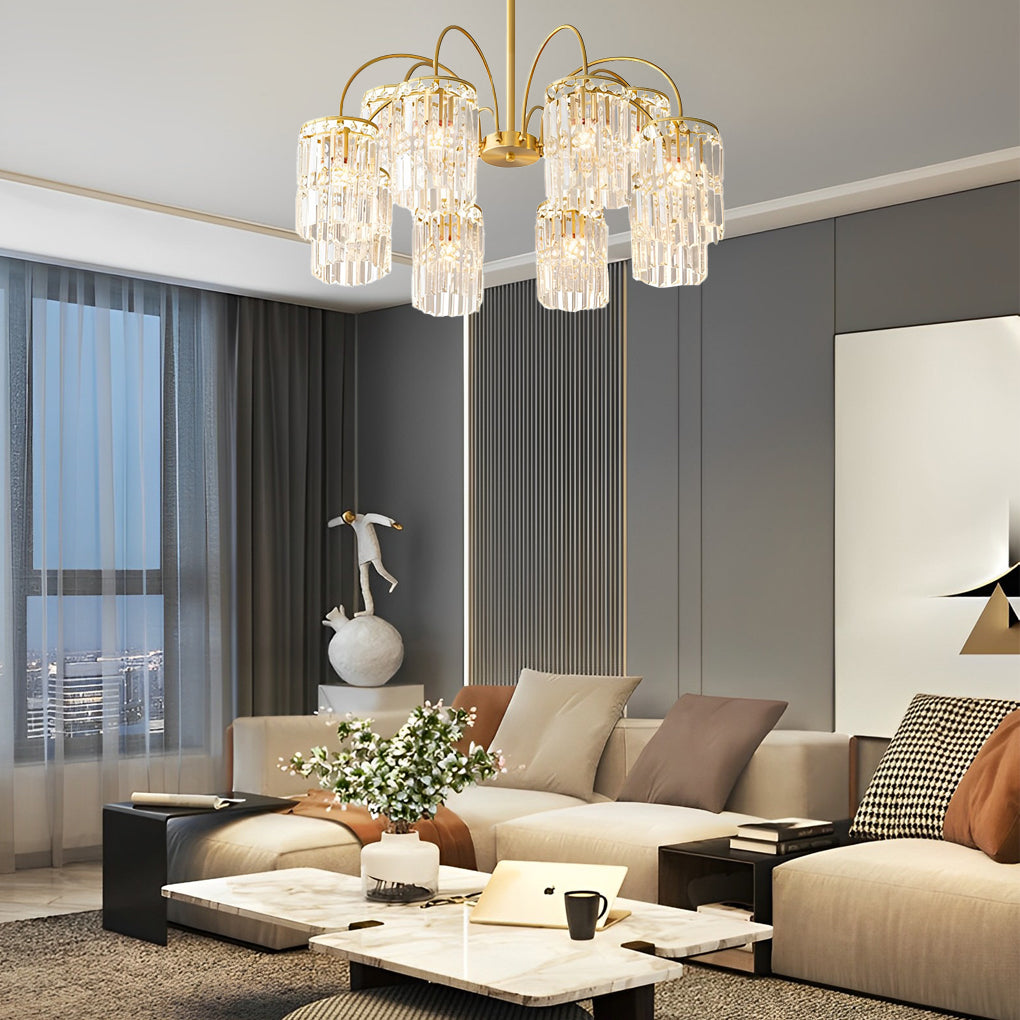 Crystal Shade Luxury Modern Chandelier Ha098708
