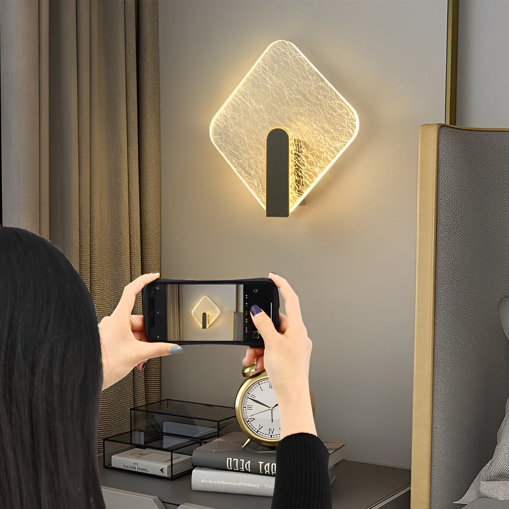 Lumina Round & Square LED Wall Sconce | Modern Minimalist Bedside Lamp