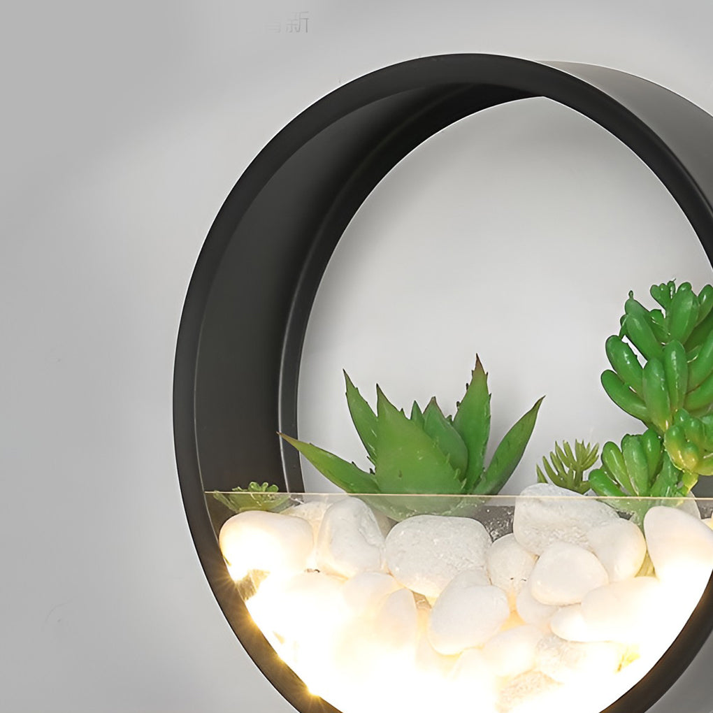 Round Simulation Landscape Outdoor Wall Lamp