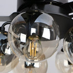Silent Nordic Flush Mount Ceiling Fan Light With Remote Control