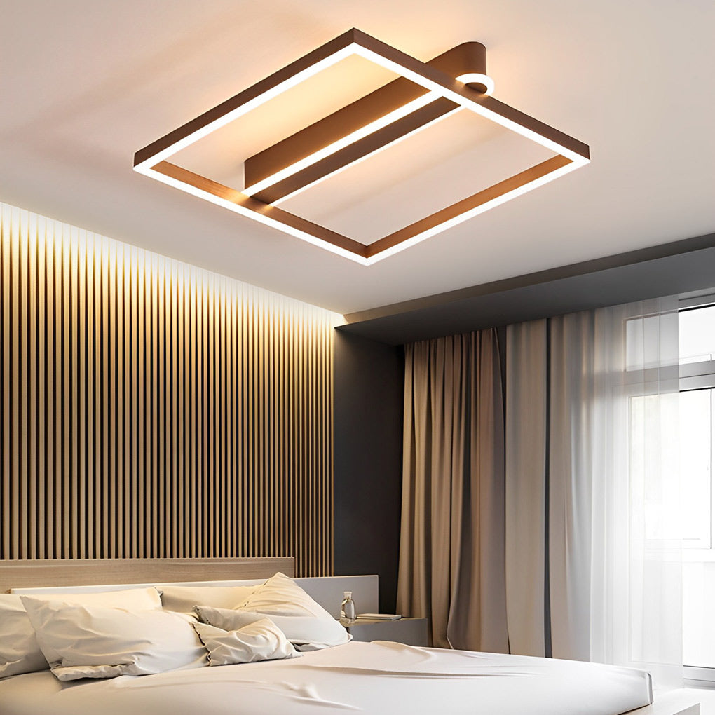 Square Double Frame Ceiling Light Ha083289