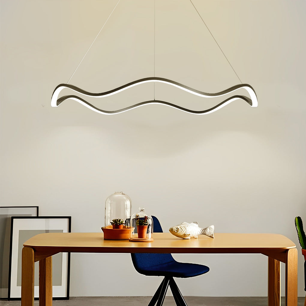 Circular Wavy Modern Ceiling Lamp Li002339
