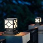 Led Black Outdoor Post Lights Outdoor Lighting For Garden Hwd00055