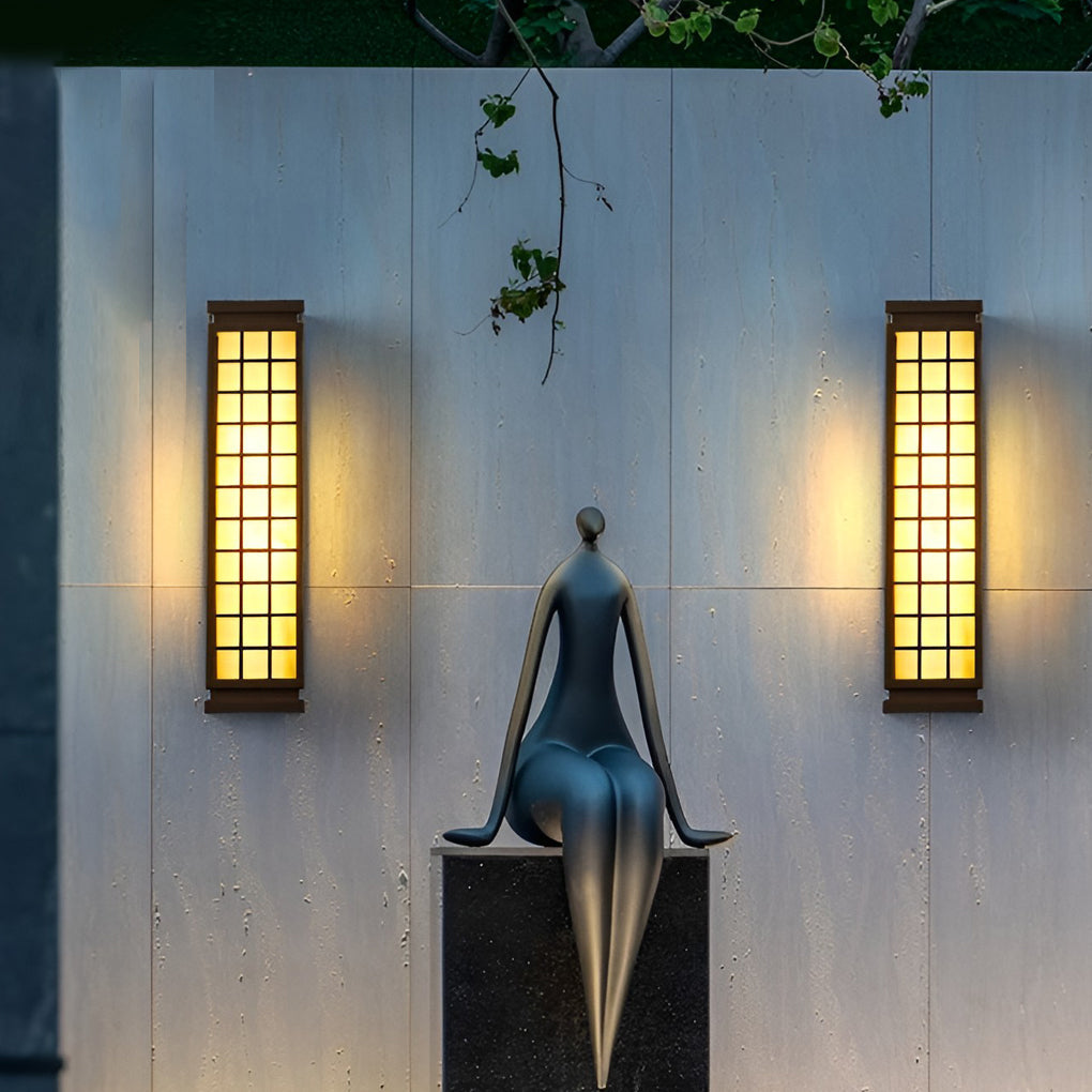 Classic Rectangular Vintage Outdoor Wall Light