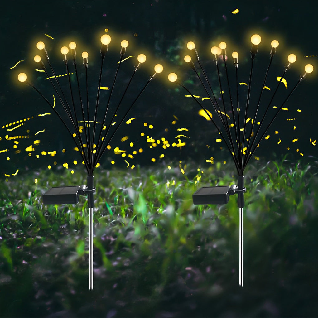 2Pcs Solar Powered Fireflies Lights Li002072